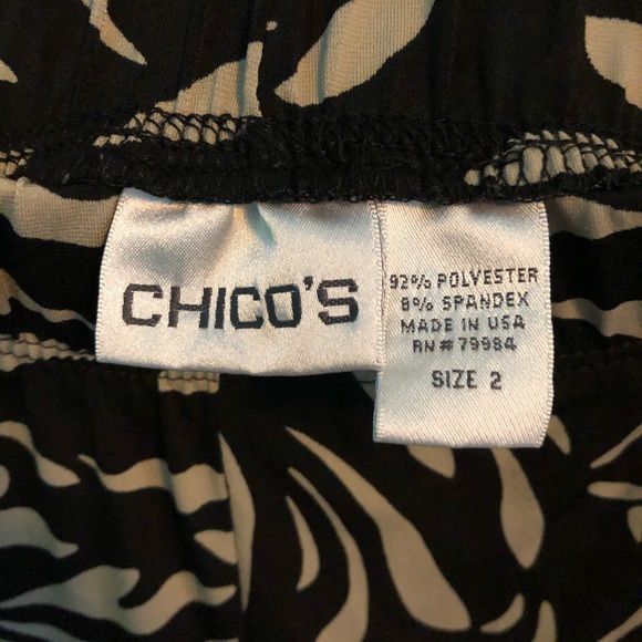 Chico’s midi skirt size 2 animal print - Picture 2 of 5